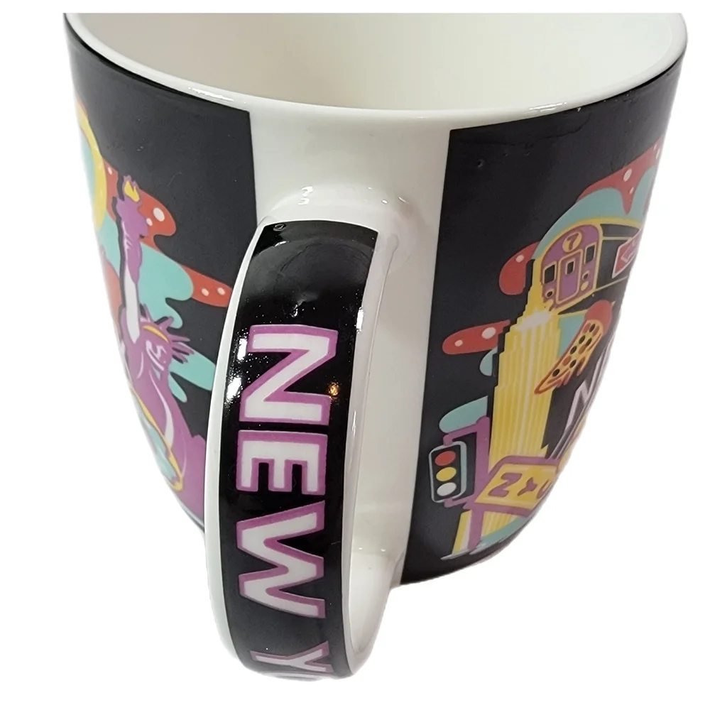 HELLO NEW YORK JAY JOSHUA PORCELAIN COFFEE CUP - Picture 3 of 7